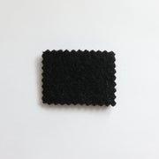 1/2 Yard Cloud Pastel Boiled Wool Coating - Black 56" Wide